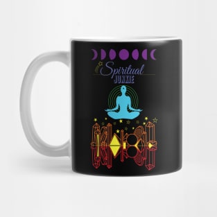 Spiritual Junkie Meditation Chakra Colors Lightworker Mug